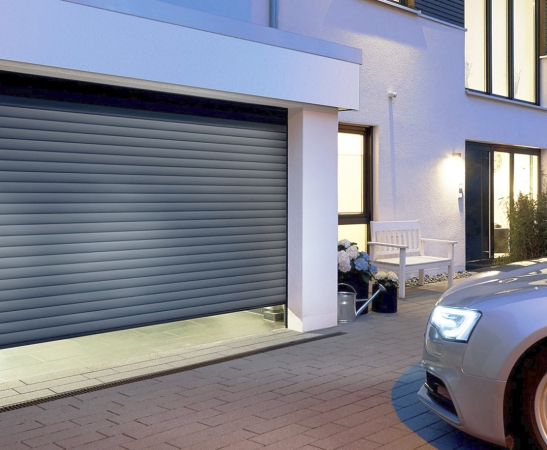 Ворота из роллетного профиля в Курганинске