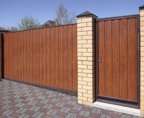 Ворота из металлического сайдинга в Курганинске